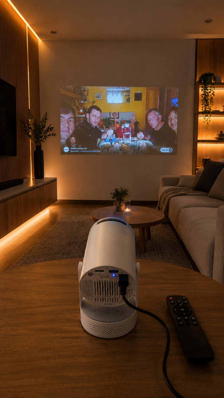 CasaLumo™ Portable Smart Projector