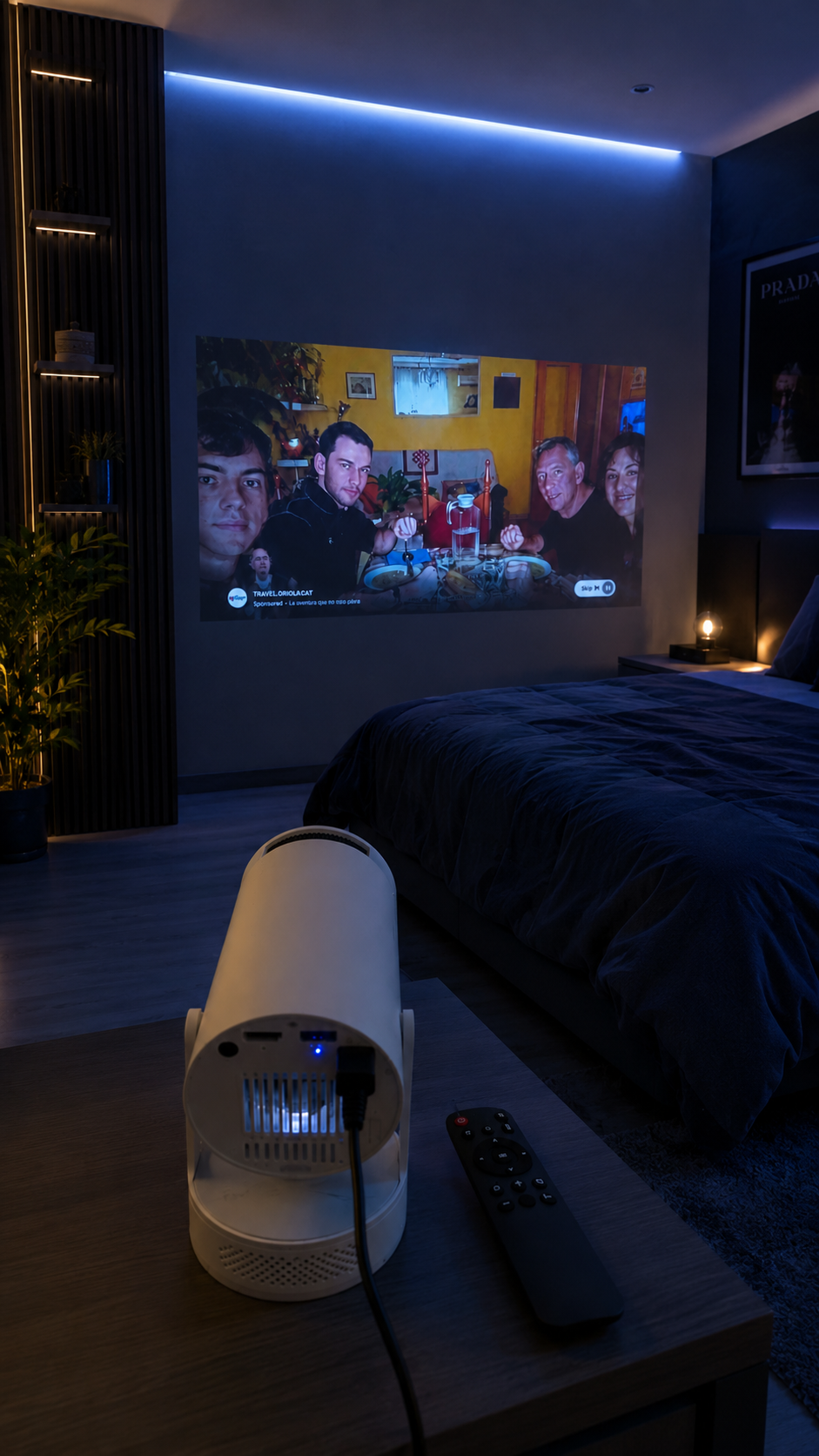 CasaLumo™ Portable Smart Projector