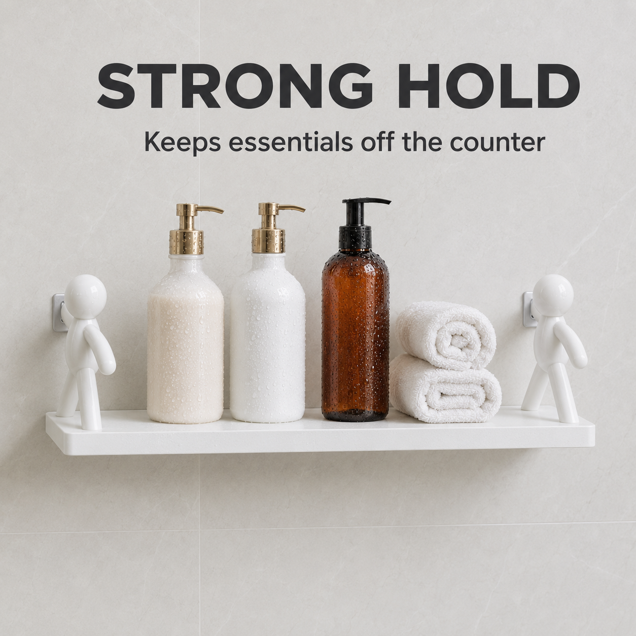 CasaLumo™ ShelfBuddy — No-Drill Wall Organizer