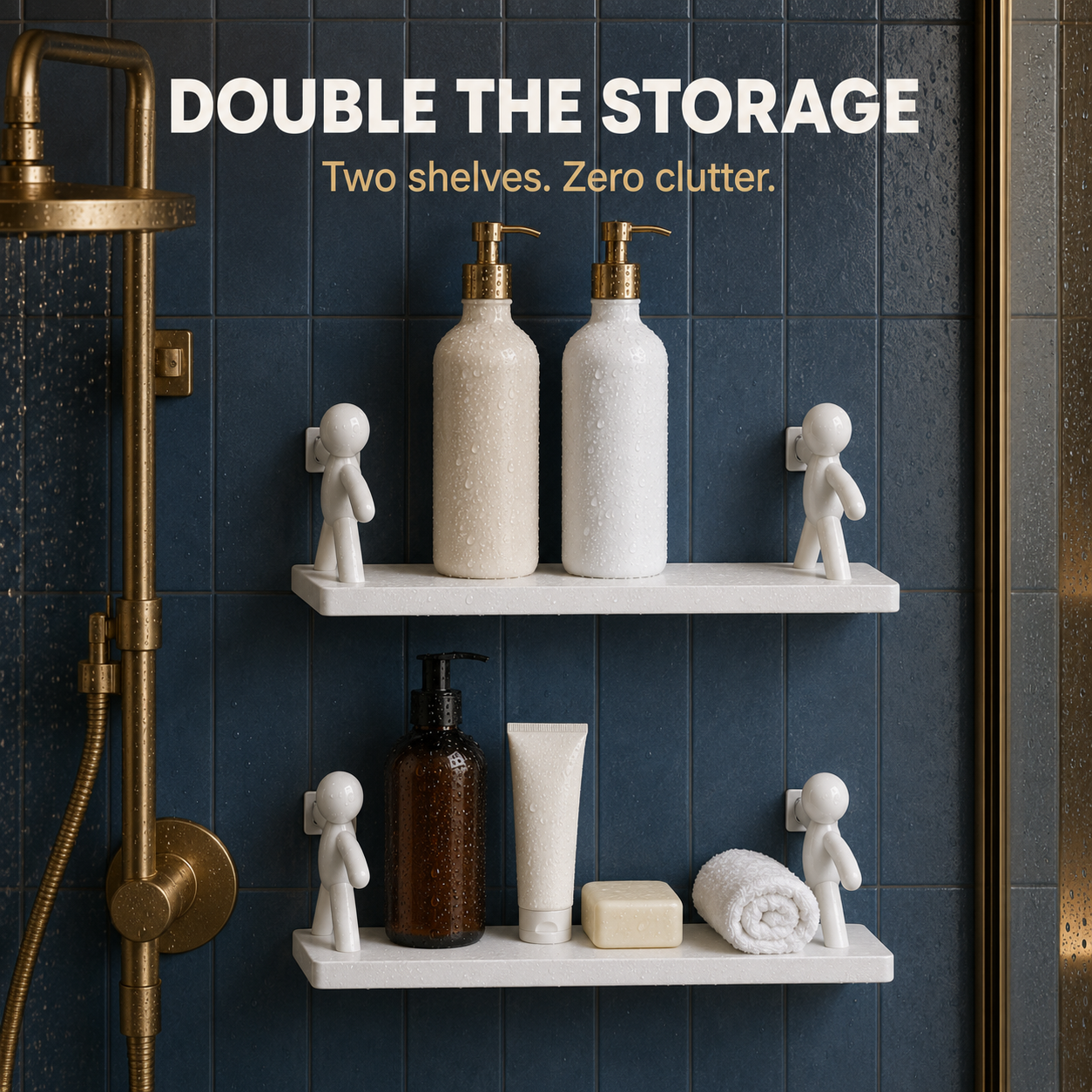 CasaLumo™ ShelfBuddy — No-Drill Wall Organizer
