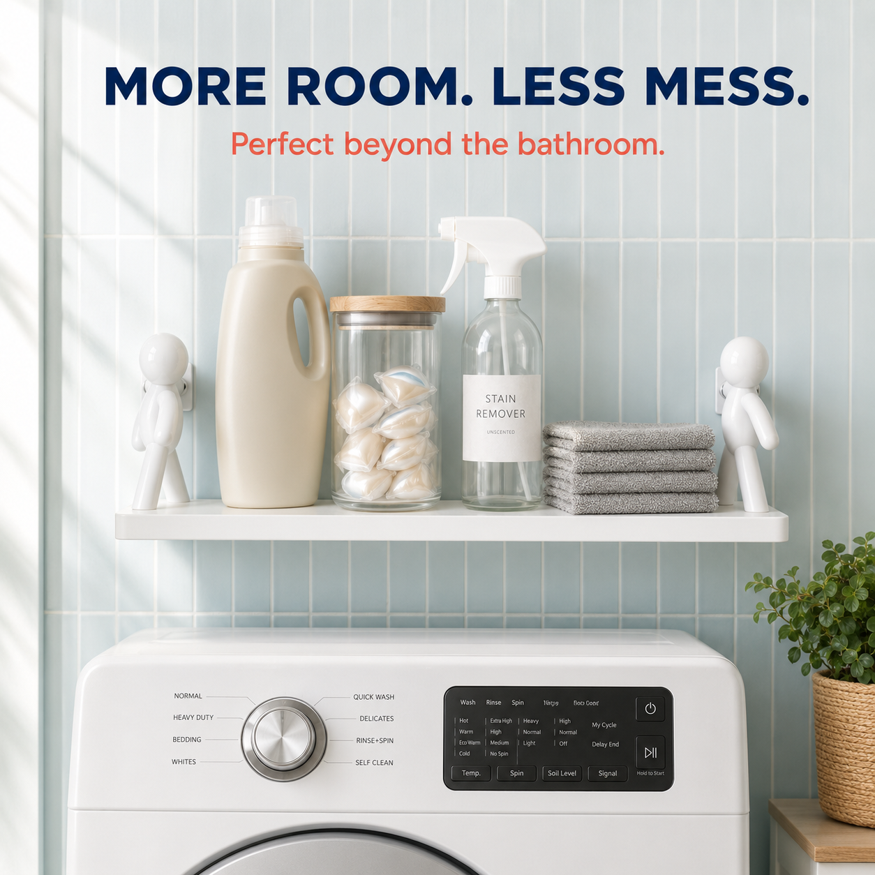 CasaLumo™ ShelfBuddy — No-Drill Wall Organizer
