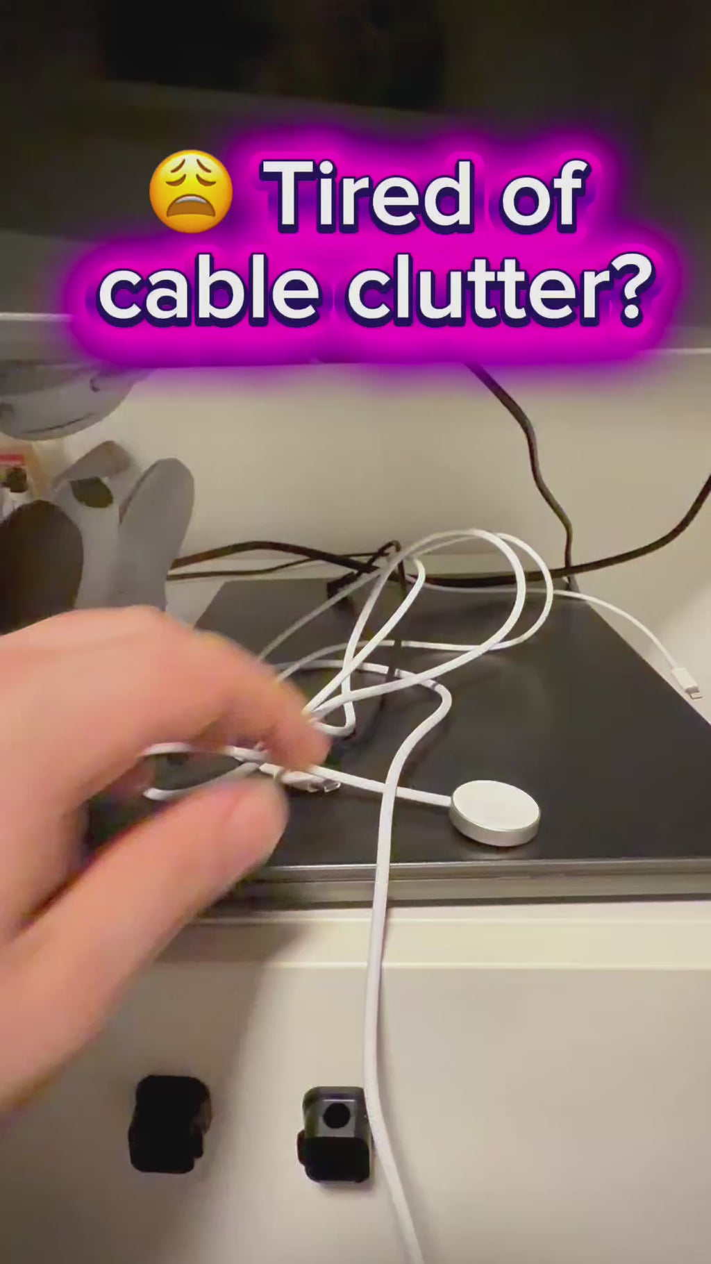 CasaLumo™ Magnetic Cable Organizers – 3 Pack